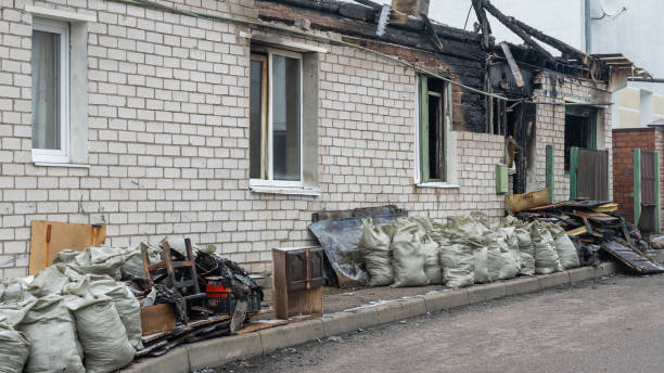 Professional Emergency Fire Cleanup technician working in New Germany, MN